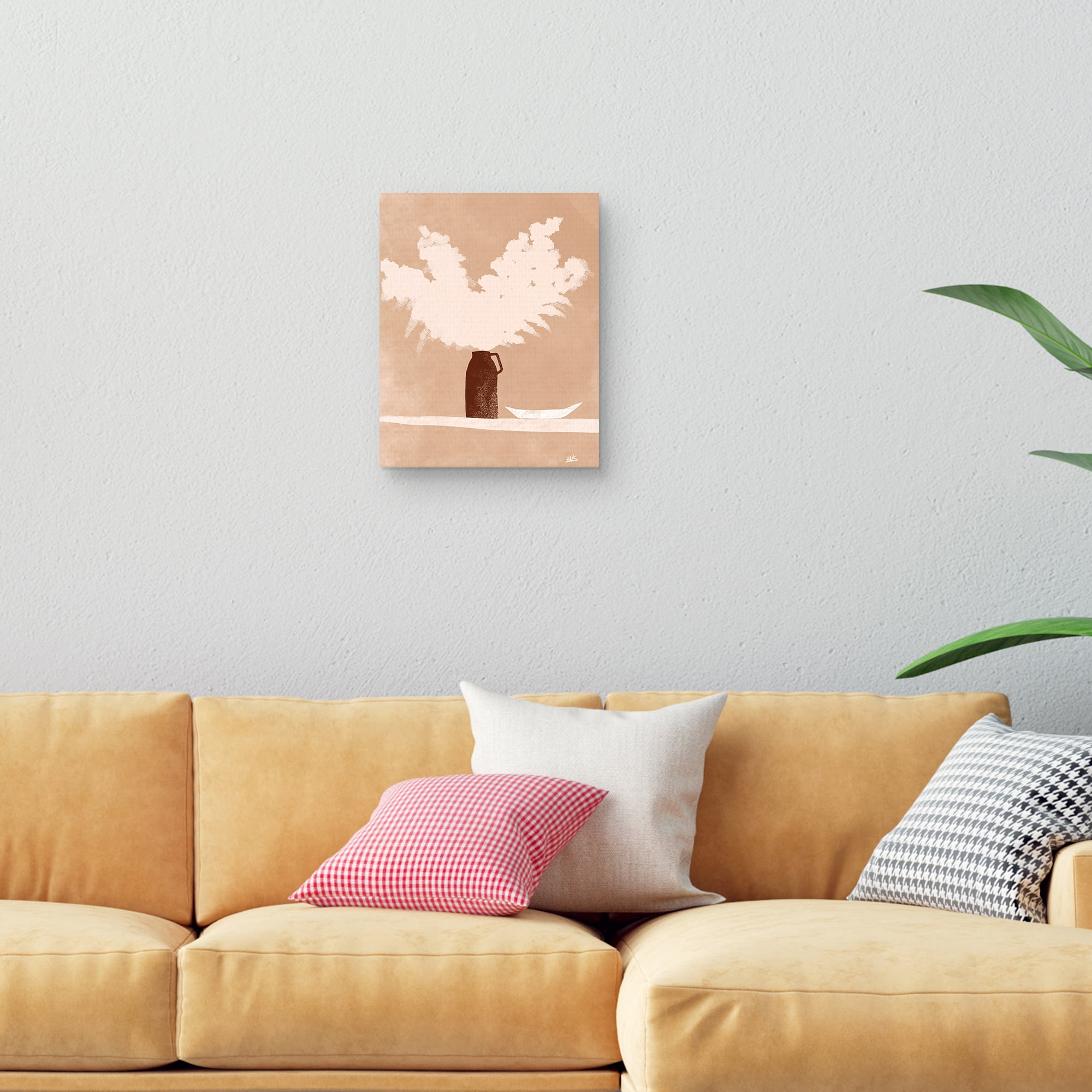Vase & Bowl by Bria Nicole Canvas Art Print