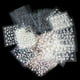 thumbnail image 5 of Uñas postizas a presión, regalos para mujeres, 50 pegatinas de flores para decoración de uñas, manicura dorada/plateada, puntas para decoración de uñas., 5 of 5