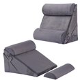 thumbnail image 1 of Juego de almohadas Bed Wedge de espuma viscoelástica ajustable Bedluxe, 4 unidades, 1 of 8