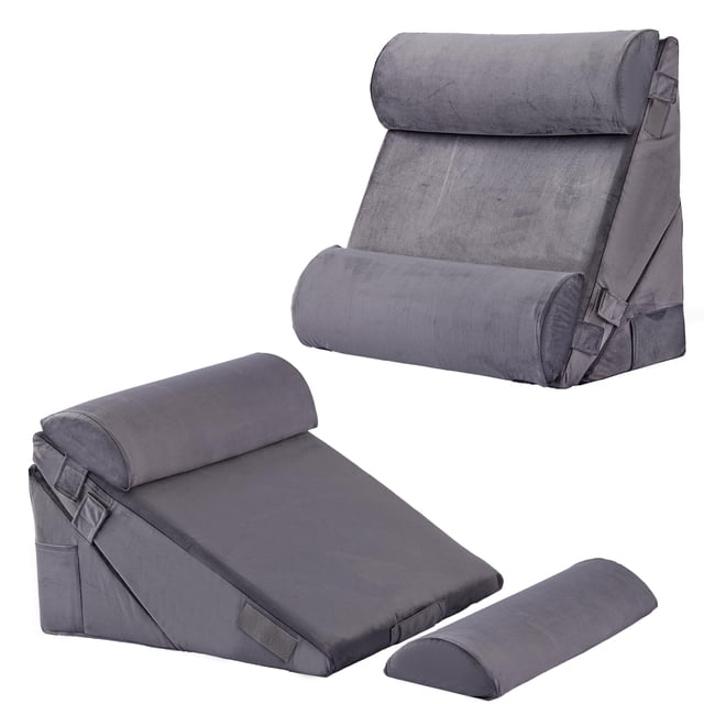 Juego de almohadas Bed Wedge de espuma viscoelástica ajustable Bedluxe, 4 unidades