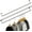 Silver, variant on 2 Pack Closet Rail Hanging Closet Rod Ceiling Clothes Rack Any Angle Hanging Rail Clothes Rod Wall Mount Sloped Ceiling Closet Solutions for Attic Bedroom Under Stairs Storage
