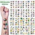 thumbnail image 2 of Yanonmyfd 20 Sheets Soccer Temporary Tattoos Stickers for Women Men, 2026 Soccer World Cup Fans support tattoo stickers, 200 PCS Soccer Themed Stickers Party Favors Supplies Decorations, 2 of 7