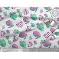 thumbnail image 3 of Soimoi Cotton Duck Fabric Dot & Fish Ocean Printed Craft Fabric by The Yard 42 Inch Wide, 3 of 3