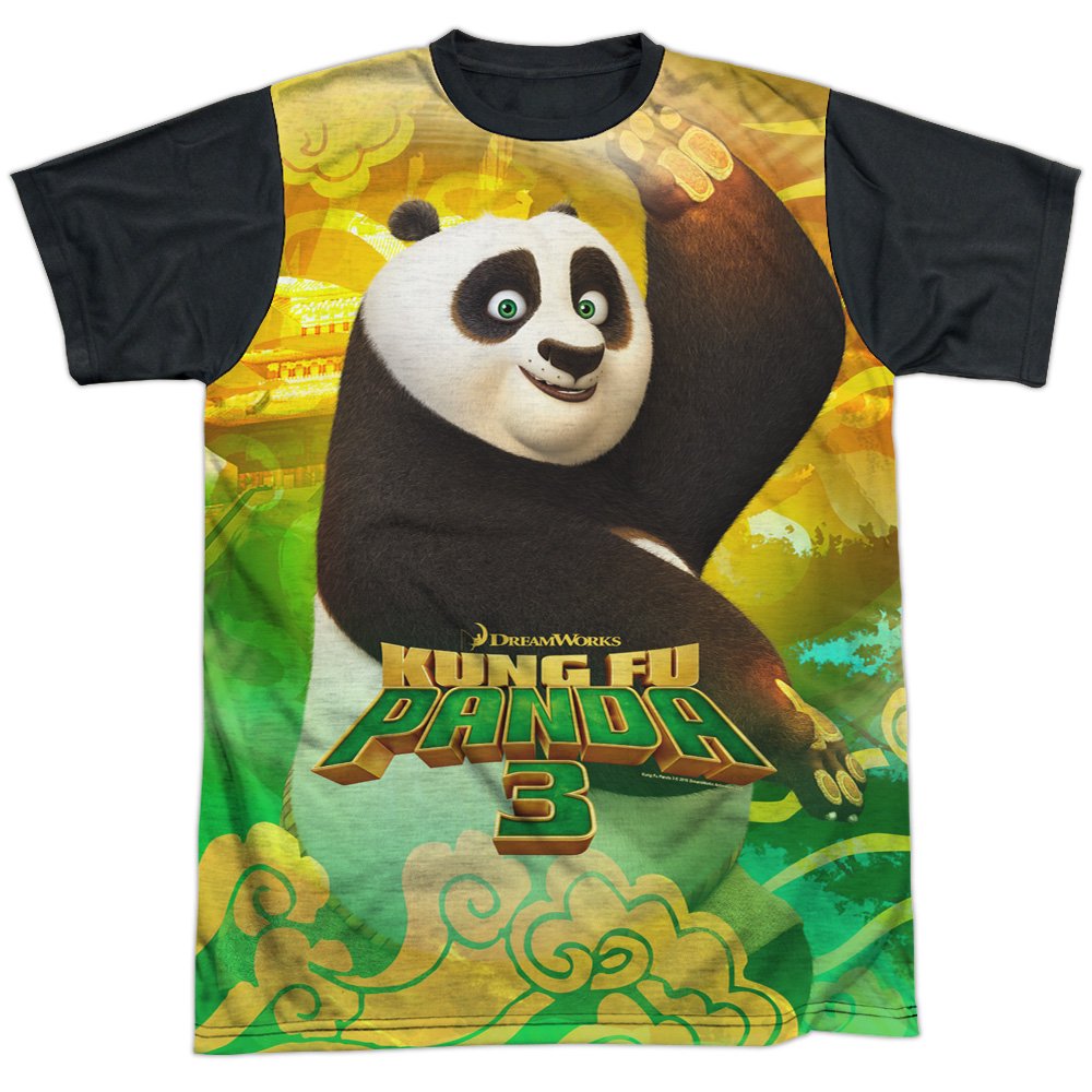 Kung Fu Panda - Kung Fu Panda Film Happy Po Kung Fu Panda 3 Logo Adult ...