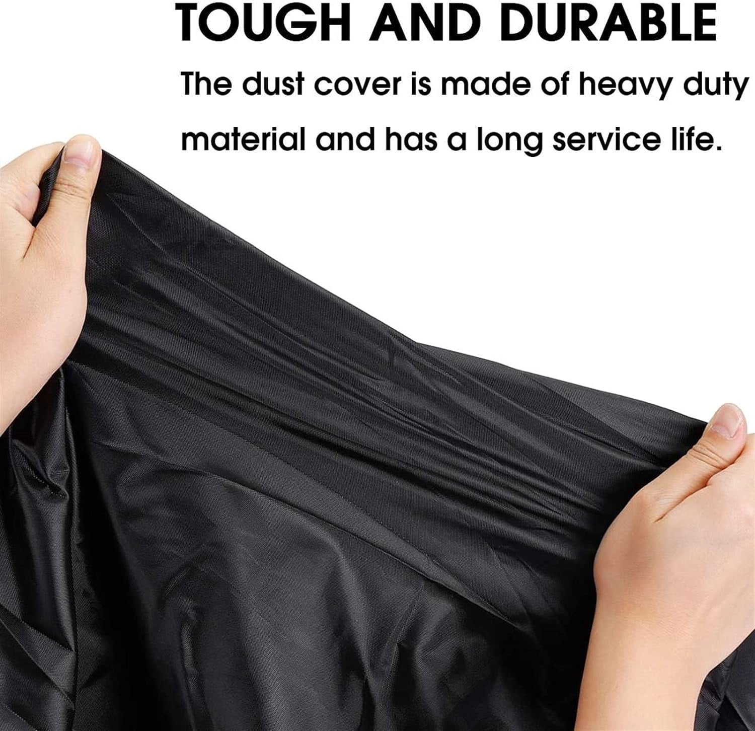 Waterproof Boat Cover, 17-19ft Trailerable Boat Cover, Heavy Duty 210D Oxford Mooring Cover for V-Hull Boat with 5 Straps,19.7 x 9.8 ft