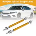 thumbnail image 2 of Unique Bargains 2pcs 10cm/3.94in Adjustable Front Bumper Lip Splitter Strut Rod Tie Gold, 2 of 6