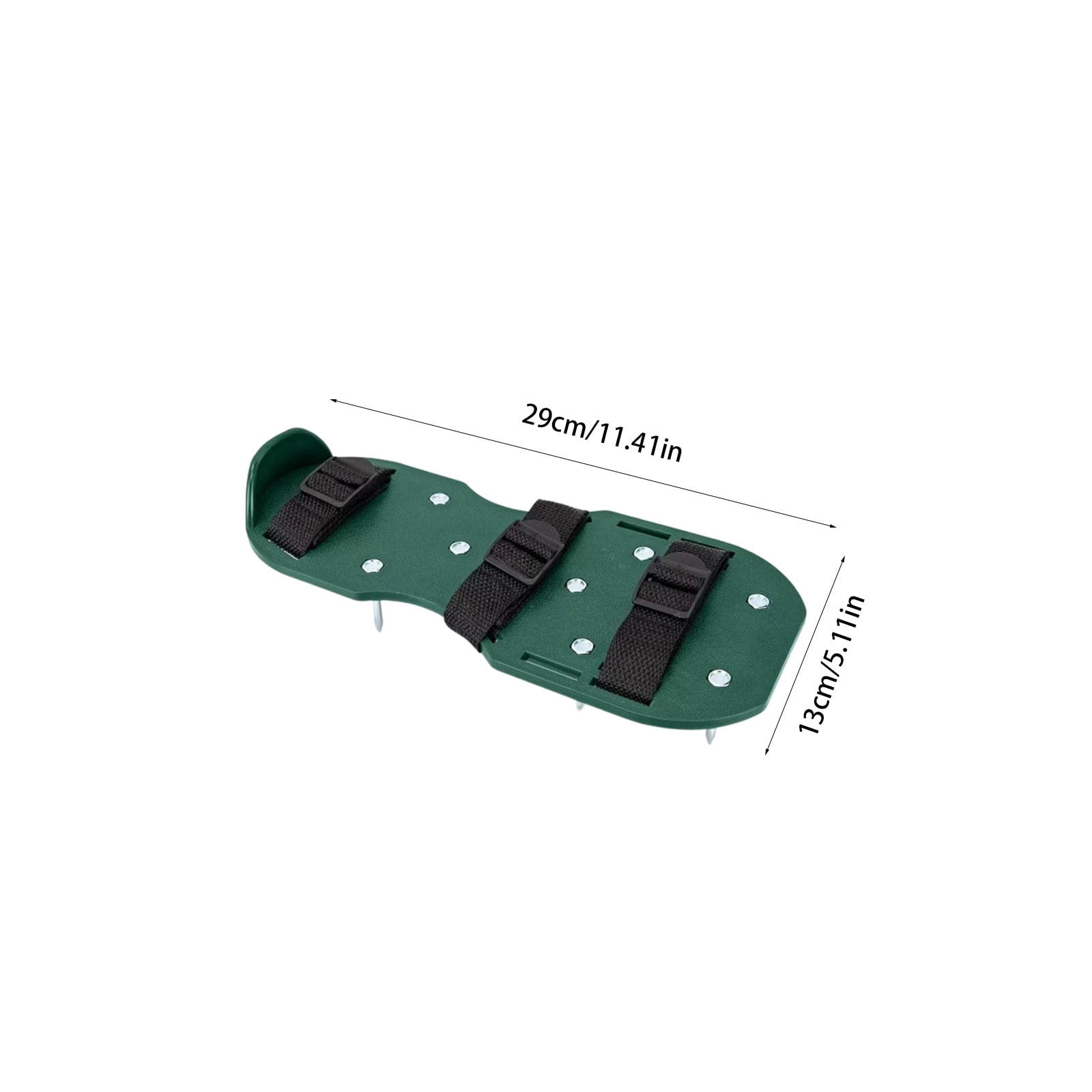 Grass Aerator Sandals with 4.8cm Long Spikes Adjustable Straps Garden Aerating Shoes for Yard Lawn Care