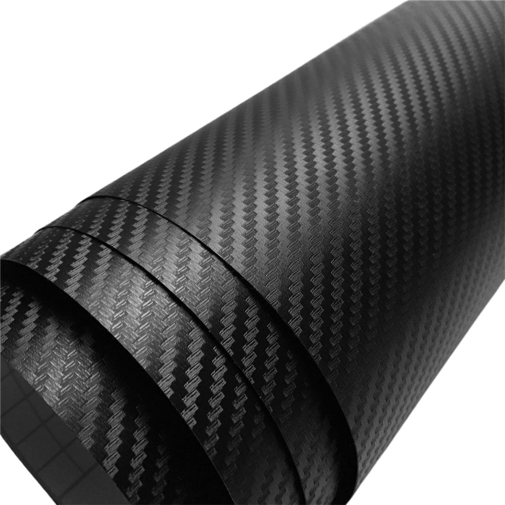Black 2D 3D 4D 5D 6D Carbon Fiber Vinyl Cover Wrap Car Film Sticker Air Release 