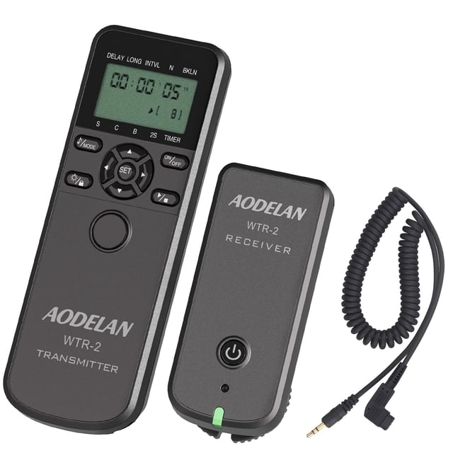 Intervalómetro inalámbrico con temporizador y control remoto AODELAN WTR-2 para Sony