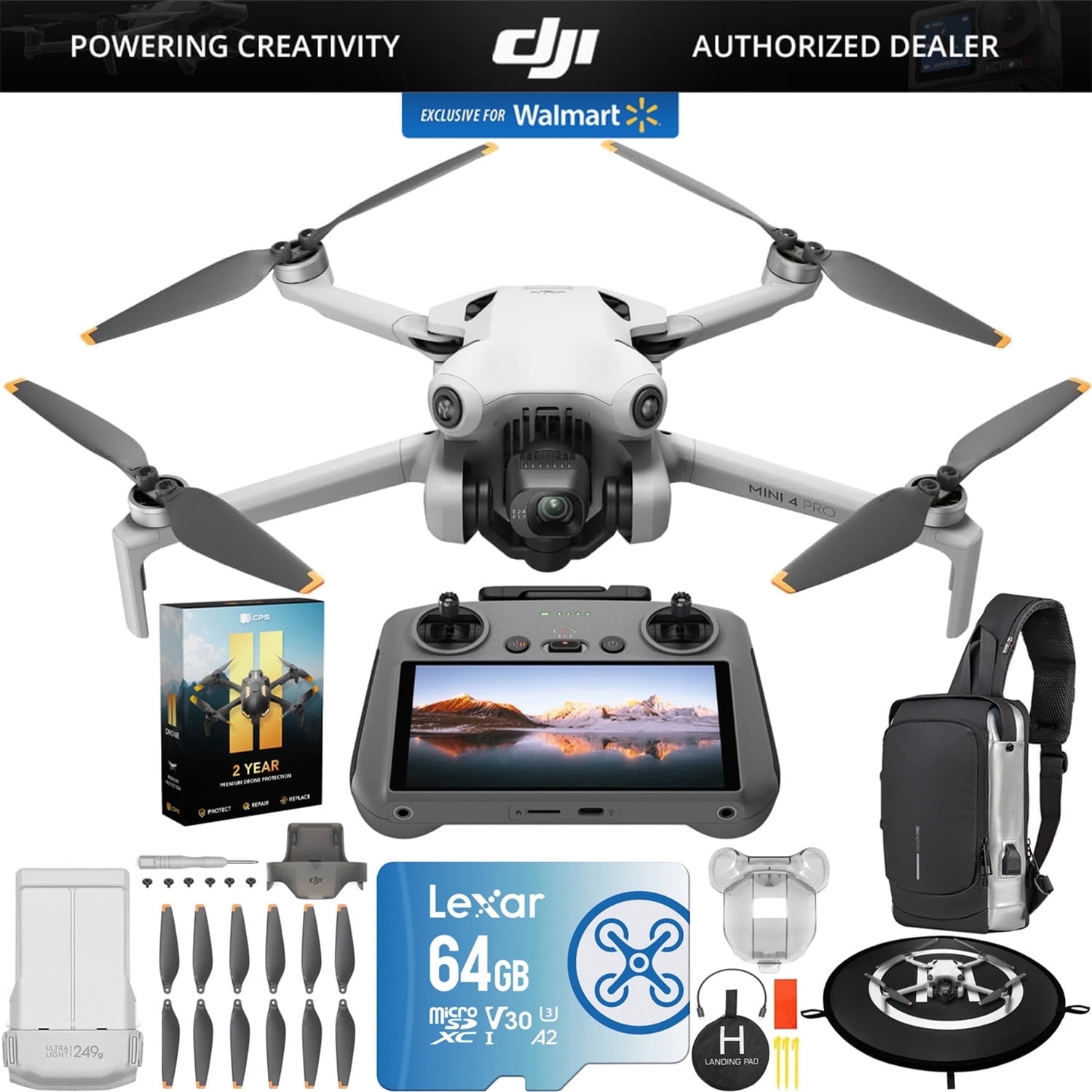 Phantom 4 Pro V2.0 Quadcopter Drone - Walmart.com