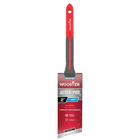2” Wooster G4181 Ultra/Pro Firm Thin Angle Detail and Trim Paint Brush, GripTech MAX Handle