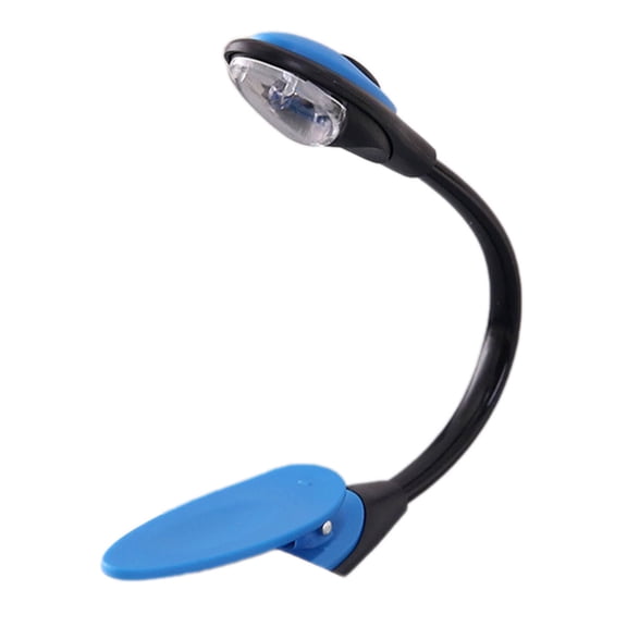 HIBIBUD 2026 New Book Light Adjustable Design Book Reading Light for Reading Studying Travel Battery Powered Book Lamp Blue