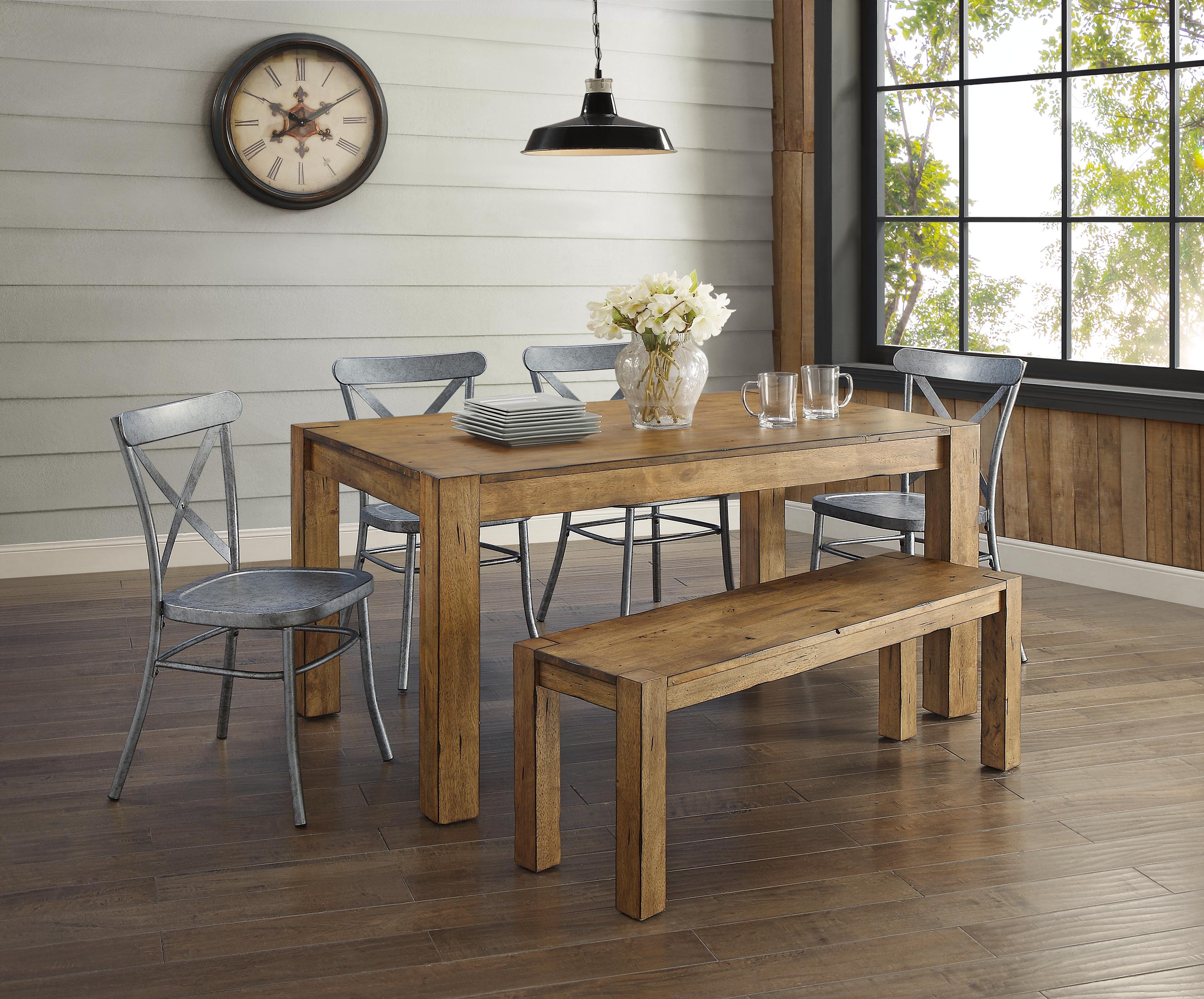 Better Homes & Gardens Bryant Solid Wood Dining Table, Rustic Brown - image 14 of 14