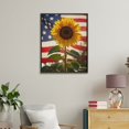 thumbnail image 4 of Paint by Numbers Kit for Adults, Sunflower Against Patriotic Backdrop Paint by Numbers, Easy Paint by Numbers Kit for Adults Beginner, DIY Adult Paint by Number Kits on Canvas, Home Decor, 4 of 7