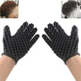 thumbnail image 1 of Cepillo de esponja para el cabello, guantes de esponja para el cabello, herramienta mágica de bobina de rizos, nuevo doble lado, dos en uno, esponja mágica para el cabello Afro oso de fresa Hogar, 1 of 5