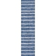 thumbnail image 3 of JONATHAN Y SANTA MONICA 2 x 10 Runner Rug, Colonia Berber Stripe - Blue/Ivory, SMB125C-210, 3 of 10