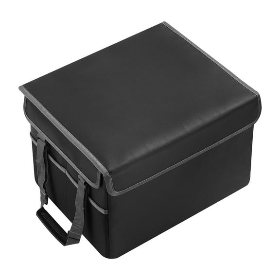 KFFKFF Fireproof Document Box, 1832 ℉ Heat-Resistant and Waterproof Storage, Compact and Foldable Design, Portable File Organizer for Home, Office, or Travel, Ideal for Passports ,Important Documents