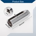 thumbnail image 4 of Unique Bargains Oxygen Sensor Socket O2 Sensor Removal Tool with Side Wire Cutout Chrome Vanadium Steel 90mm 1 Pcs Silver Tone 6 Point 22mm/0.87" 1/2inch, 4 of 6