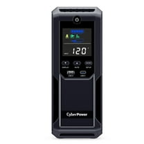 CyberPower Intelligent LCD UPS Series CP1500AVRLCD3 900-Watt 12-Outlet Battery Backup with Automatic Voltage Regulation, 6-Ft. Cord, CP1500AVRLCD3
