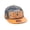 Navy / Orange, variant on Chicago Faux Leather Flat Bill Snap Back Hat