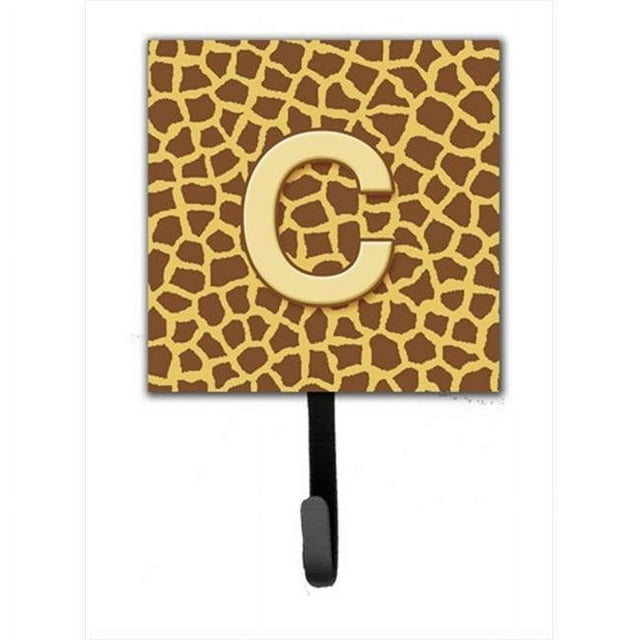 Carolines Treasures CJ1025-CSH4 Letter C Initial Monogram - Giraffe Leash Holder Or Key Hook