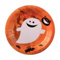 thumbnail image 2 of Vikakiooze Halloween Party Supplies Halloween Disposable Paper Tableware Round Paper Plate, Halloween Decorations, 2 of 4