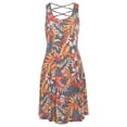 thumbnail image 4 of LASCANA Women's Strappy Back Print Dress, 4 of 5