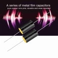 thumbnail image 3 of Capacitor Frequency Divider, 2PCS Speaker Crossover Capacitors for Tweeter Frequency Divider, Enhanced Bass Treble Clarity, 3 of 7