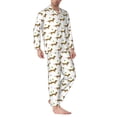 thumbnail image 2 of Sikiie Dachshund Going To Play Tennis Mens Pajama Set, Soft Warm Long Sleeve Sleepwear, Cozy Button-Down Pjs for Men-XX-Large, 2 of 7