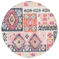 thumbnail image 5 of SAFAVIEH Montage Tendrils Abstract Indoor/Outdoor Area Rug, Aqua/Fuchsia, 9' x 12', 5 of 10