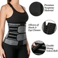 thumbnail image 4 of QRIC Waist Trainers for Women Plus Size Neoprene Double Waist Cincher Trimmer Shapewear Belt Tummy Control Sport Girdle, 4 of 7