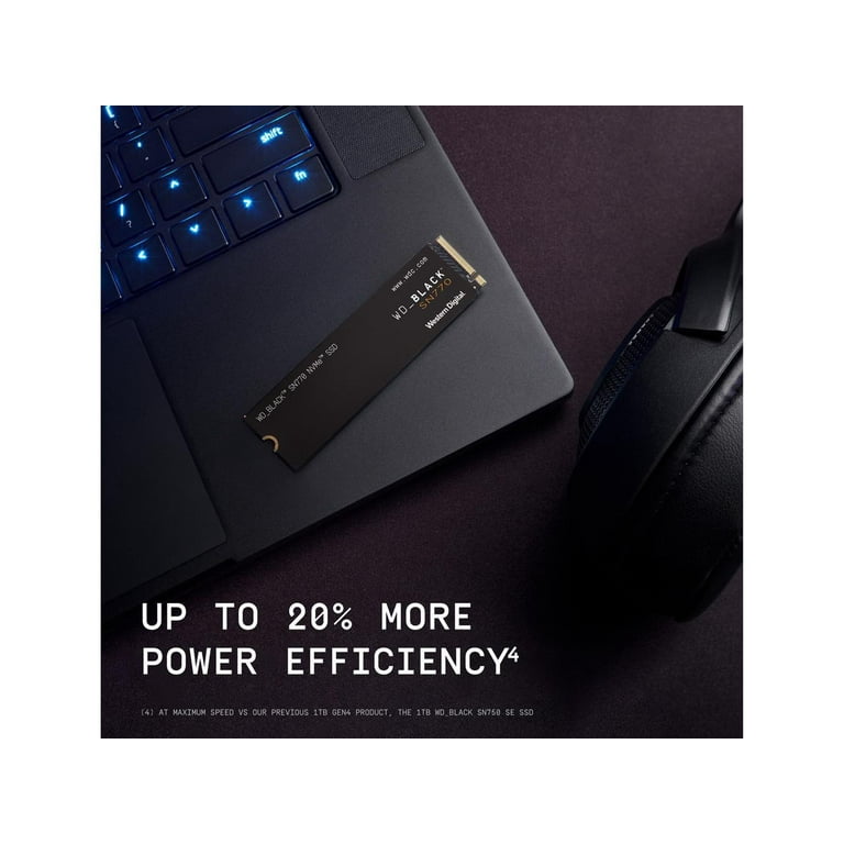 Amazon.com: WD_BLACK 1TB SN770 NVMe Internal Gaming SSD