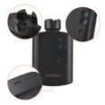 thumbnail image 3 of 2-Speed Automatic Guitar String Winder with Smart Tuner, USB-C Rechargeable (1000mAh, 3Hr Use), Portable Storage Bag Included - Compatible with Acoustic/Electric Guitars & Ukuleles, Black/White, 3 of 6