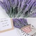 thumbnail image 3 of 8Pcs Artificial Lavender Fake Flowers for Decoration Faux Flower Plants Plastic Greenery Outdoor Garden Outdoors Home Art Floral Arrangements Wedding DIY Bouquet Wreath (Purple), 3 of 6