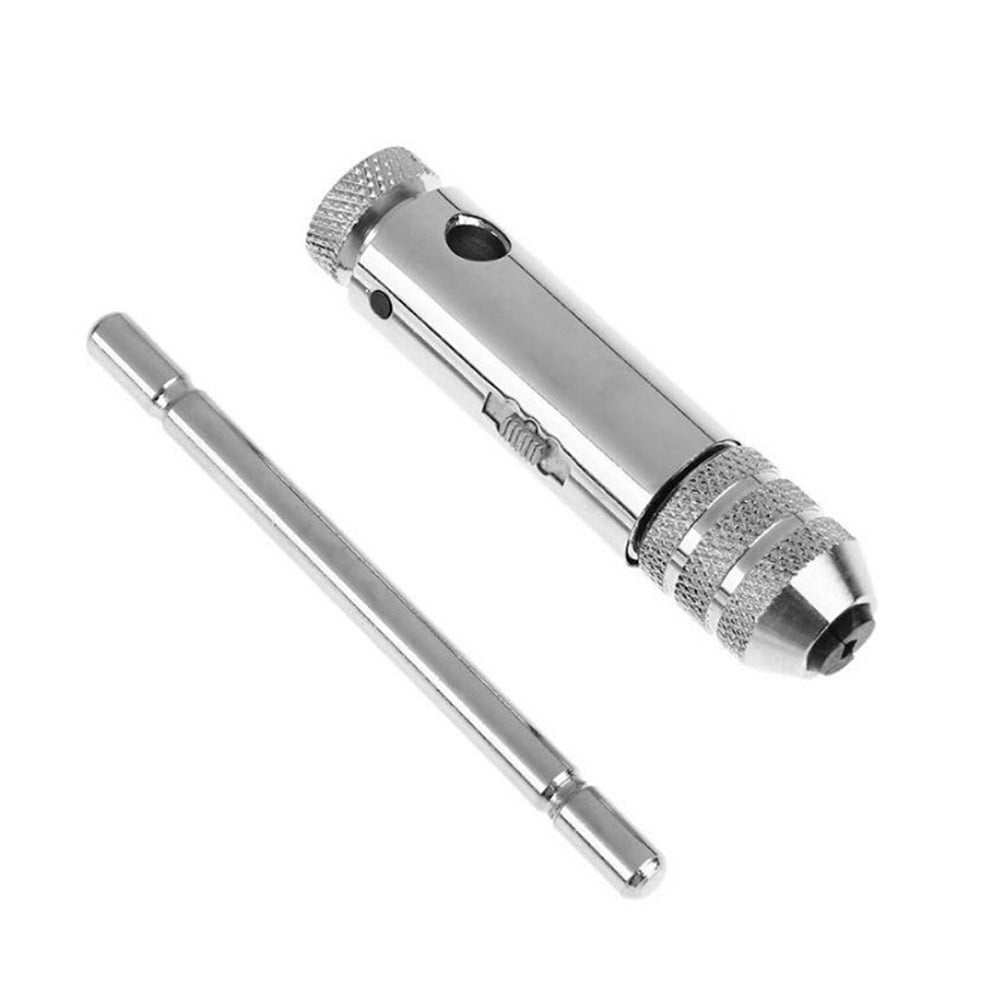 Reversible Adjustable Metric M3-M8 T-Handle Ratchet Screw Tap Wrench Spanner H 
