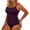 Z-Wine379, variant on JIAYUE Women's One-Piece Swimsuit Solid Color Sleeveless Square Collar Ribbed Casual Pleated Plus Size Bathing Monokini For Beach Pool Female Versatile Swimwear