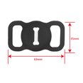 thumbnail image 2 of Funda de silicona oscura antirrayas compatible con Apple Airtag, adecuada para collares de perros y gatos, 2 of 5