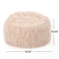 thumbnail image 5 of GDF Studio Lycus Bean Bag Chair, Pink Beige, 5 of 5