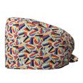 thumbnail image 3 of Fgnfyis Cute Patterned Cap for Doctors and Beauty Adjustable and Comfortable Design Yellow, 3 of 3