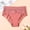 Pink, variant on Blmnix Lace Underwear Ladies Underwear Panties Sexy Panties Briefs Panties Pull-On Ventilated Red Regular Embossed Period Panties Women,XL