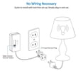 thumbnail image 4 of Interruptor de intensidad enchufable DEWENWILS para lámpara LED, CFL/incandescente, 4 of 7