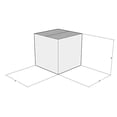 thumbnail image 2 of 4x4x4 White Corrugated Shipping Boxes, 32 ECT Single-Wall, Qty 200, 2 of 3