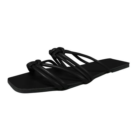 

Dyfzdhu Toe Heel Spring Flat And Open Summer Women s Slippers Fashion Sandals Women s sandals