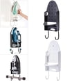 thumbnail image 2 of DEBGFS Ironing Board Hanger Wall Mount Electric Iron Holder Ironing Board Rack Shelf  Black,white, 2 of 13