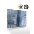 thumbnail image 2 of Blue Wall Art for Living Room,Canvas Picture Wall Decor for Bathroom Bedroom,Retro Oil Painting Modern Abstract Art Aesthetics Painting Artwork for Office Kitchen Hallway Dining Room Decor 20"x24", 2 of 8