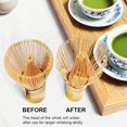 thumbnail image 4 of fafa-Matcha Whisk Set, 4-Pack Matcha Kit Accessory with 100-Prong Handmade Bamboo Chasen Wisk Mixer, Scoop, Spoon, and Sifter, Perfect for Making Ceremonial Macha Tea, Gift for Mocha Lovers, 4 of 4