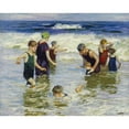 thumbnail image 2 of Potthast, Edward Henry 24x20 Black Modern Framed Museum Art Print Titled - The Bathers, 2 of 4