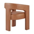 thumbnail image 5 of NPD Furniture Sherlyn Faux Leather Dining Side Chair in Vintage Cider, 5 of 16