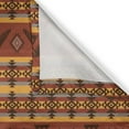 thumbnail image 4 of Ambesonne Tribal Valance Pack of 2, Indigenous Motifs, 42"X18", Cinnamon Marigold Grey, 4 of 5