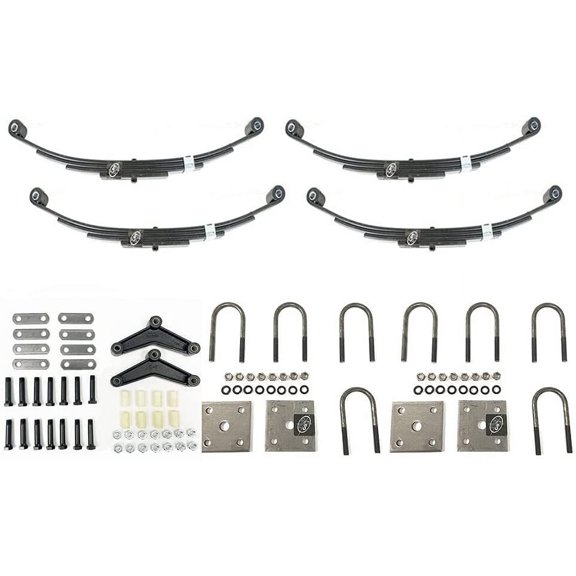 Southwest Wheel 3,500 lbs. Tandem Trailer Axle Suspension Kit (Leaf Springs, Shackle & U-Bolt kit)